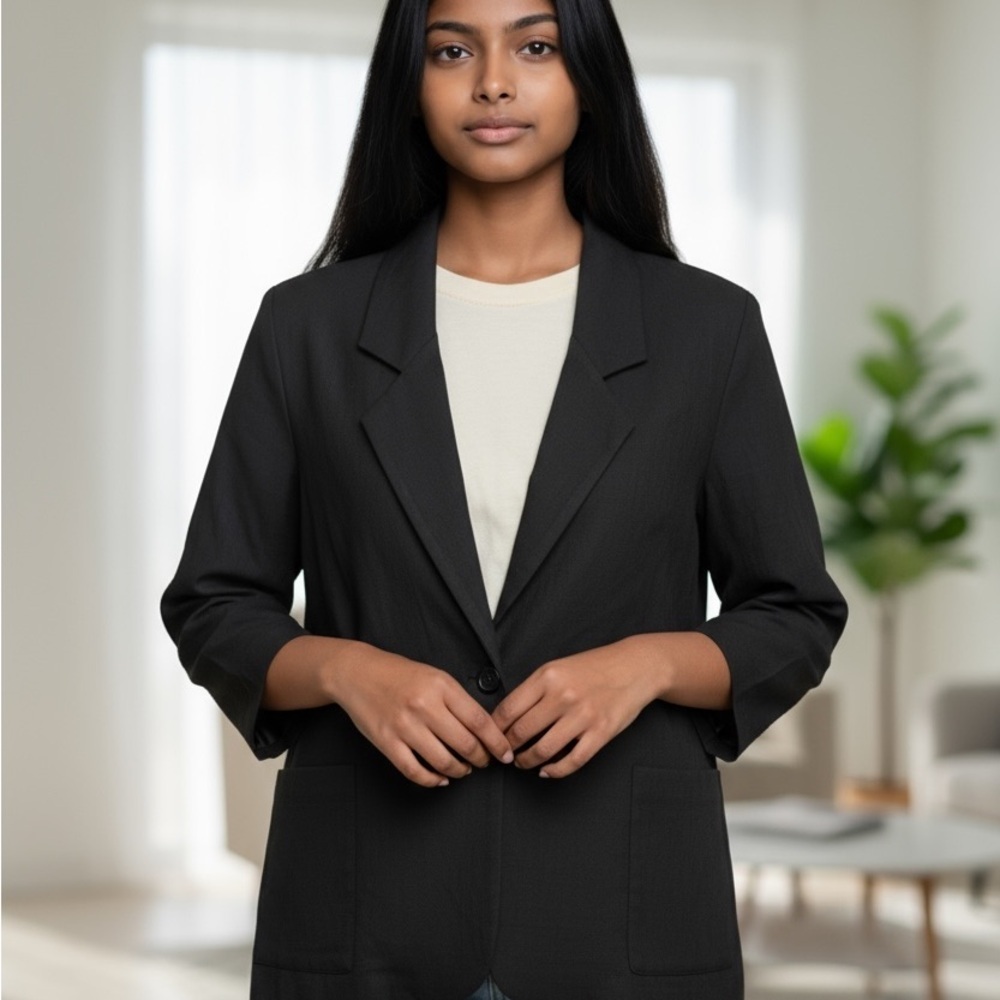 Casual Corner Charcoal Blazer